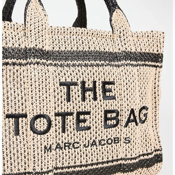 Marc Jacobs Women's The Straw Jacquard Tote Bag - Picture 2 of 12